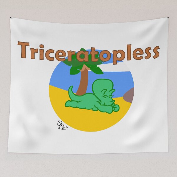 Item preview, Triceratopless designed and sold by Nude-is-Life.