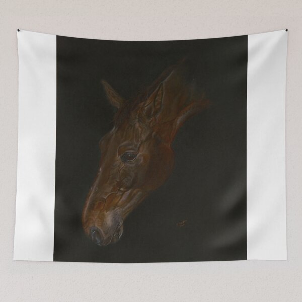 Item preview, Stunning dark horse painting. designed and sold by glenshee.