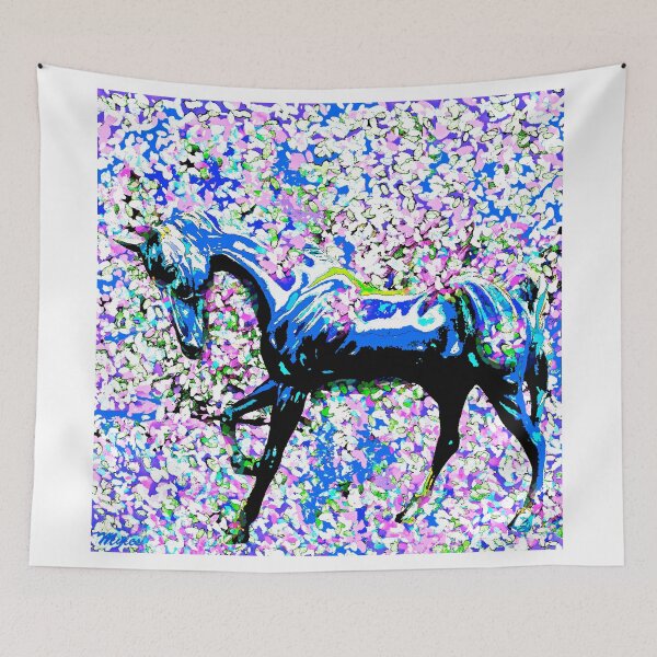 Aperçu de l'œuvre Horse Among the Petals créée et vendue par Overthetopsm.