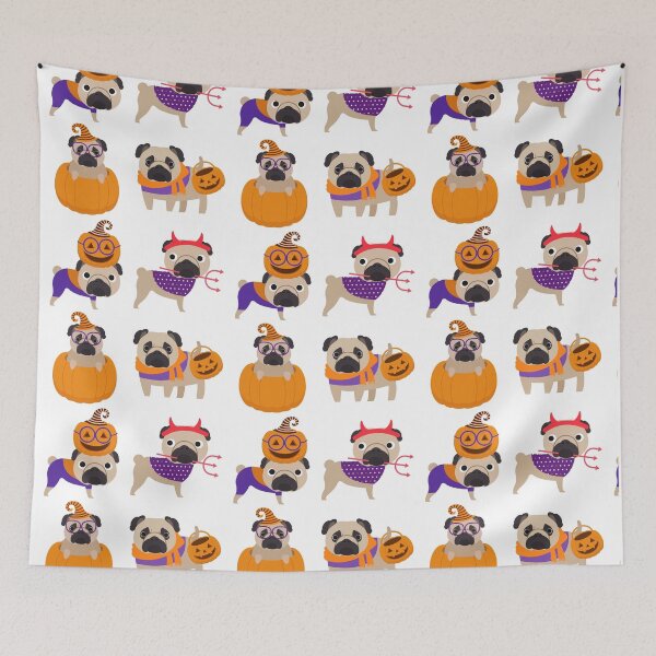 Item preview, Halloween Pugs designed and sold by pugmom4.