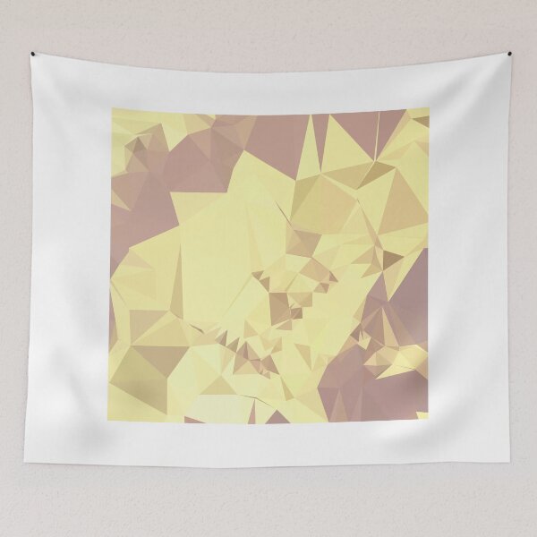Item preview, Arylide Yellow Abstract Low Polygon Background designed and sold by retrovectors.