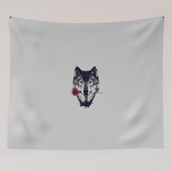 Artikelvorschau, Der Wolf mit der Rose entworfen und verkauft von Shaneguru.