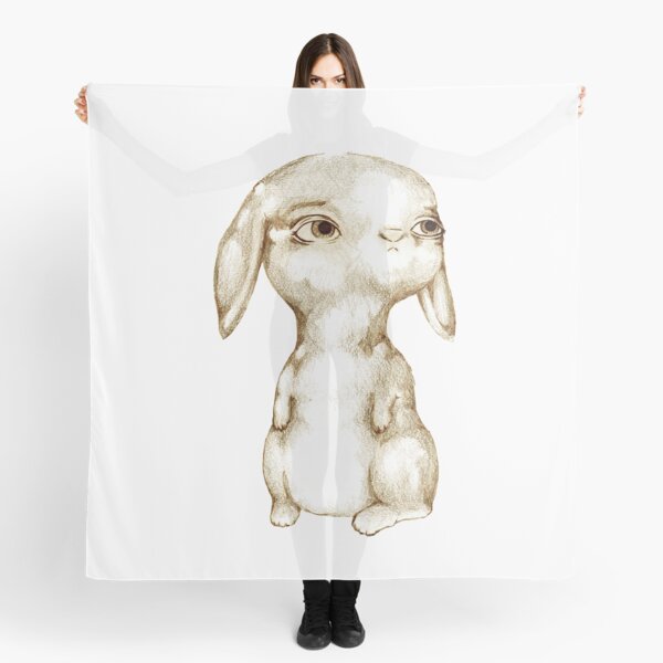 sketchy rabbit Scarf
