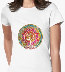 Tree of Life Mandala Women's Fitted T-Shirt