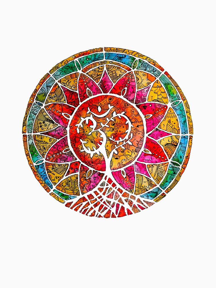 Thumbnail 7 of 7, Classic T-Shirt, Tree of Life Mandala designed and sold by mishyrowan.