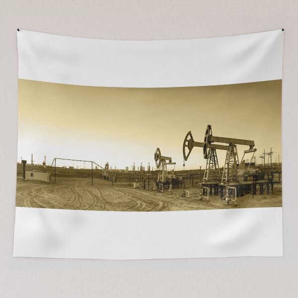 Item preview, Panoramic oil pumpjack. designed and sold by bashta.