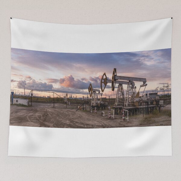 Item preview, Panoramic oil pumpjack. designed and sold by bashta.