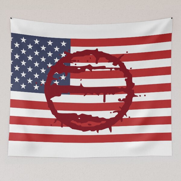 Item preview, Hotline Miami: 50 Blessings On US Flag designed and sold by Djidiouf.