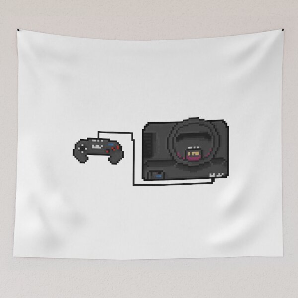 Item preview, Sega Mega Drive - a true pixel classic! designed and sold by Pixel-League.