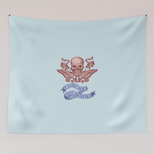 Item preview, I Love You To Death Skull   designed and sold by cringe0015.