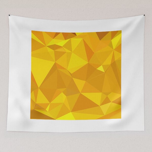 Item preview, Peridot Yellow Abstract Low Polygon Background designed and sold by retrovectors.