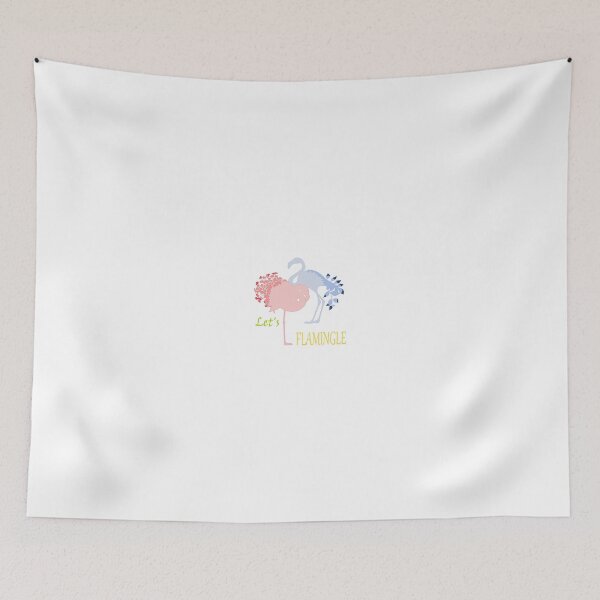 Item preview, Let's Flamingle designed and sold by ArtByRuta.