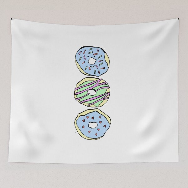 Item preview, Kawaii Pastel Doughnuts by Jayne Kitsch designed and sold by JayneKitsch.