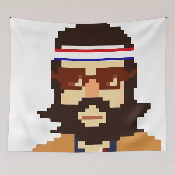 Item preview, First Hipster - Awesome 8 bit design designed and sold by MagicRoundabout.