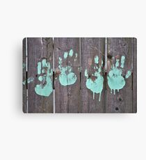Childs Hand Print Canvas Print
