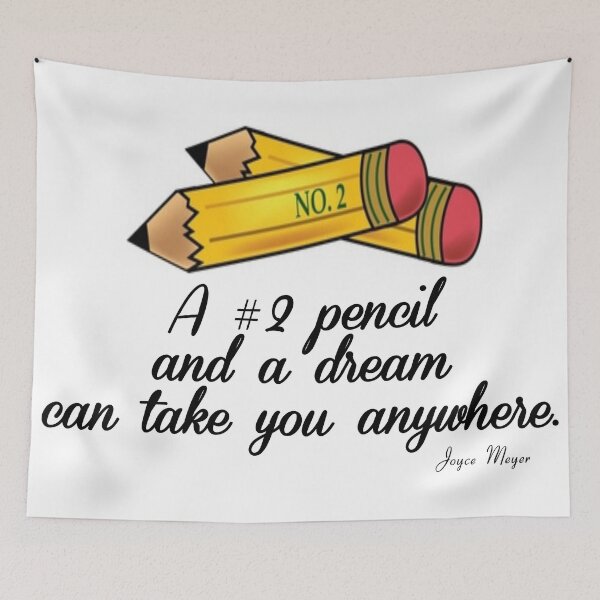 Item preview, A #2 PENCIL AND A DREAM designed and sold by CalliopeSt.