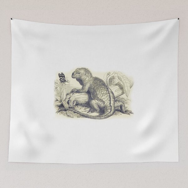 Item preview, Iguana Vintage illustration designed and sold by Vintage Designs +.