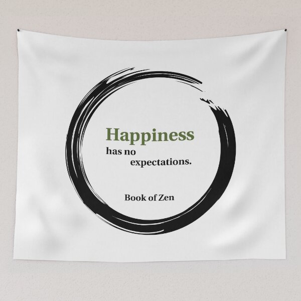 Item preview, Zen Happiness Quote designed and sold by bookofzen.