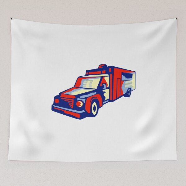 Item preview, Ambulance Emergency Vehicle Retro designed and sold by patrimonio.