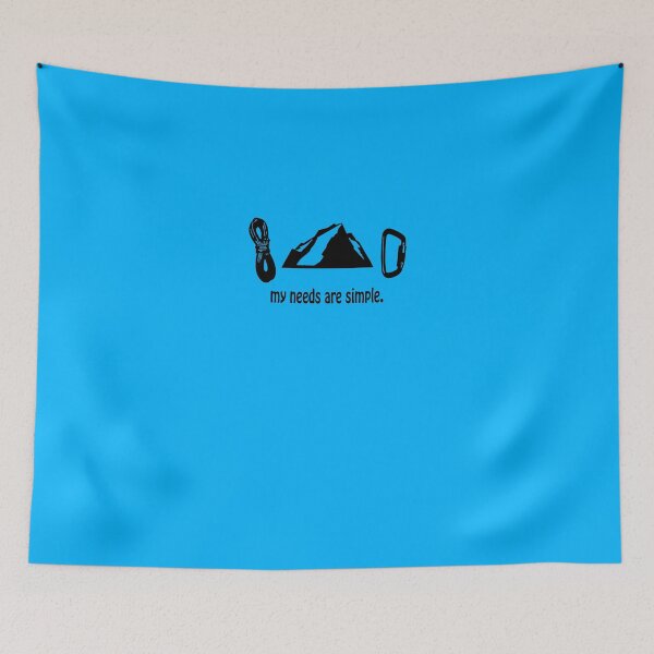 Item preview, Simple needs rock climbing geek funny nerd designed and sold by jekonu.