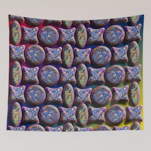 Item preview, Diatom Duvet designed and sold by GolemAura.