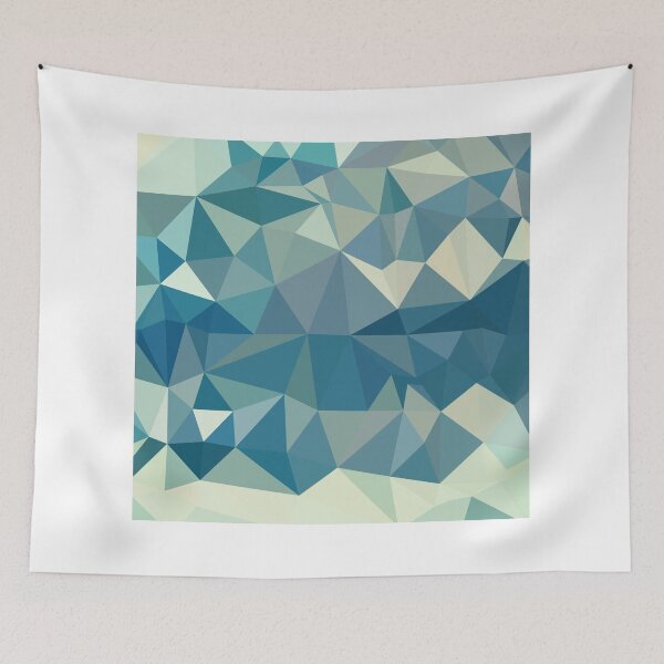 Item preview, Skobeloff Green Abstract Low Polygon Background designed and sold by retrovectors.