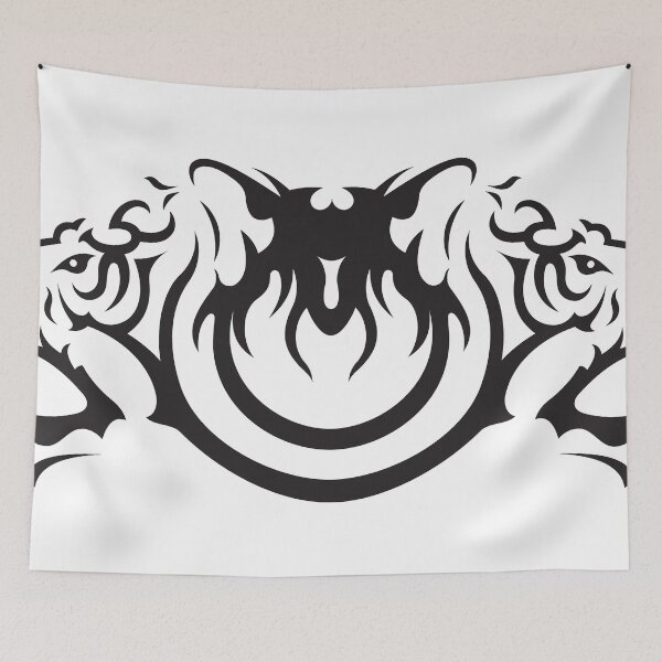 Item preview, Biheaded tribal tiger designed and sold by Smaragdas.
