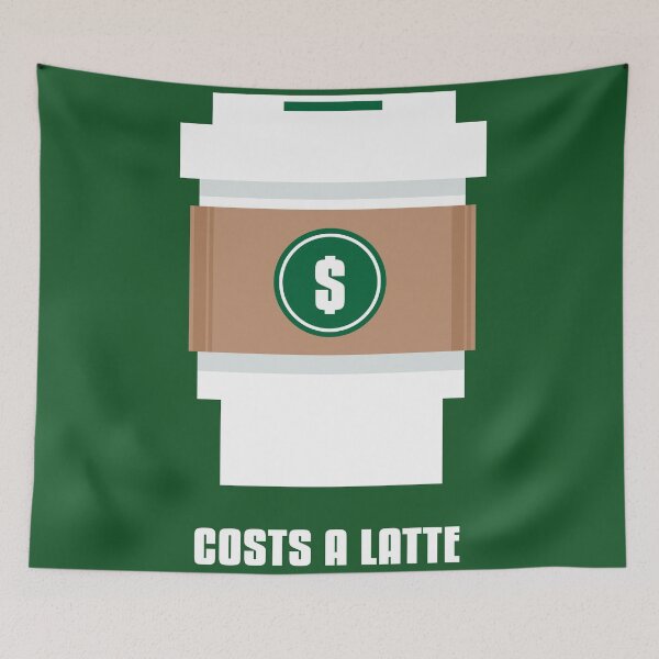 Item preview, Coffee Costs a Latte designed and sold by fishbiscuit.