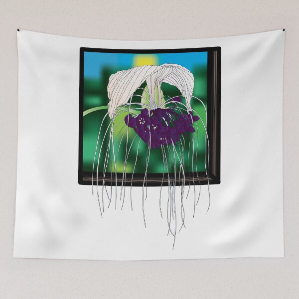 Item preview, White Bat Flower designed and sold by OrangeEden.