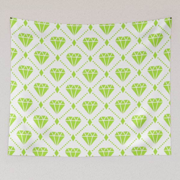 Item preview, LimeGreen Diamond Grid Pattern designed and sold by ImageNugget.