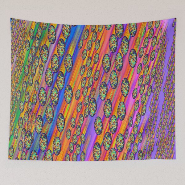 Item preview, Diatom Rain Duvet designed and sold by GolemAura.