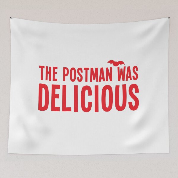Item preview, The postman was DELICIOUS! funny Halloween shirt designed and sold by jazzydevil.