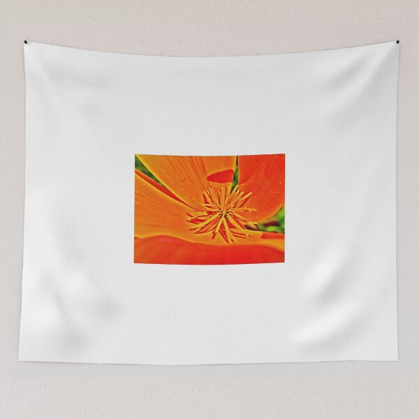 Item preview, Orange Poppy Star designed and sold by 32DARTS.