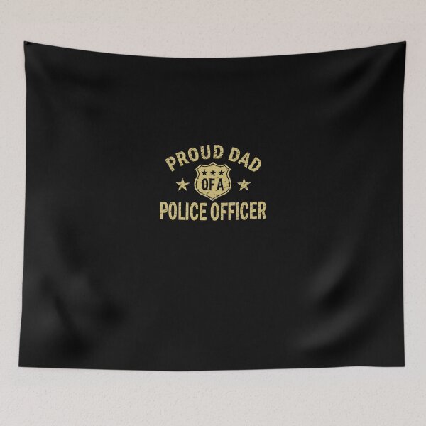 Item preview, Proud dad of a police officer geek funny nerd designed and sold by jekonu.