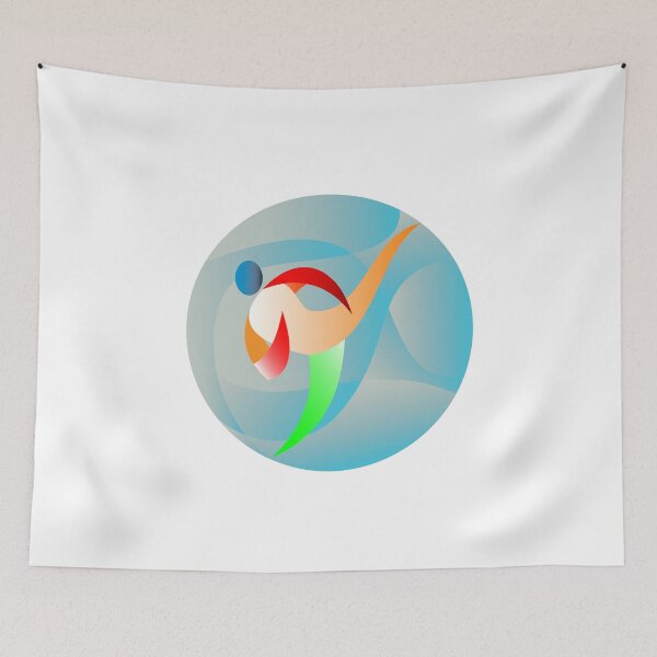 Item preview, Taekwondo Fighter Kicking Circle Retro designed and sold by patrimonio.
