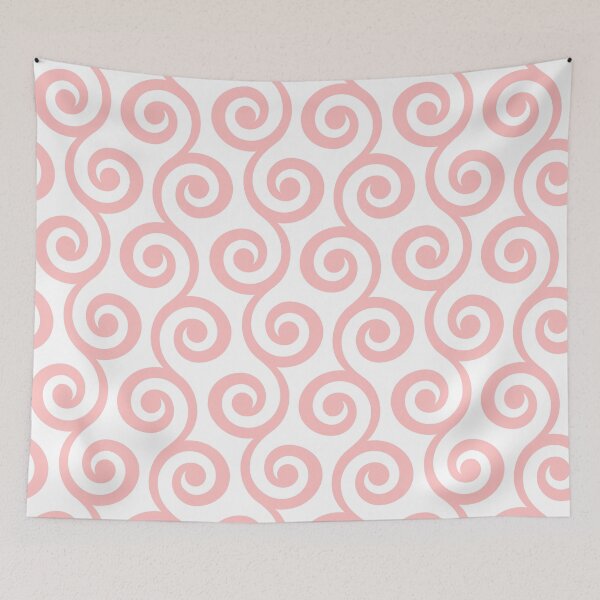 Item preview, LightPink Geometric Swirl Pattern designed and sold by ImageNugget.