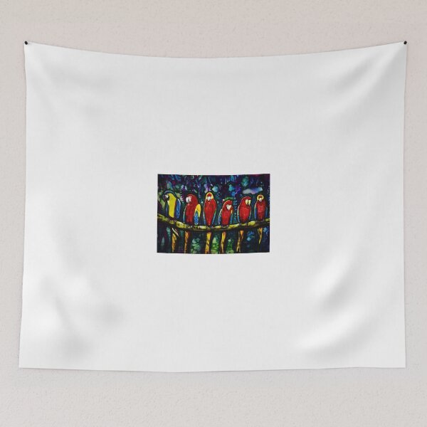 Item preview, Macaws on the line designed and sold by Pipsilk.