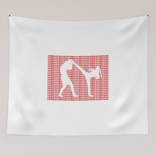 Item preview, Female Fighter Kickboxer Spinning Back Kick Red  designed and sold by yin888.