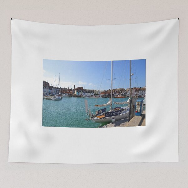 Item preview, Weymouth Colourful Harbour, Dorset UK designed and sold by lynn carter.