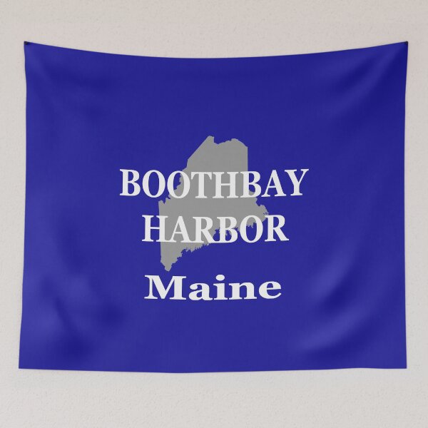 Item preview, Boothbay Harbor Maine State City and Town Pride  designed and sold by KWJphotoart.