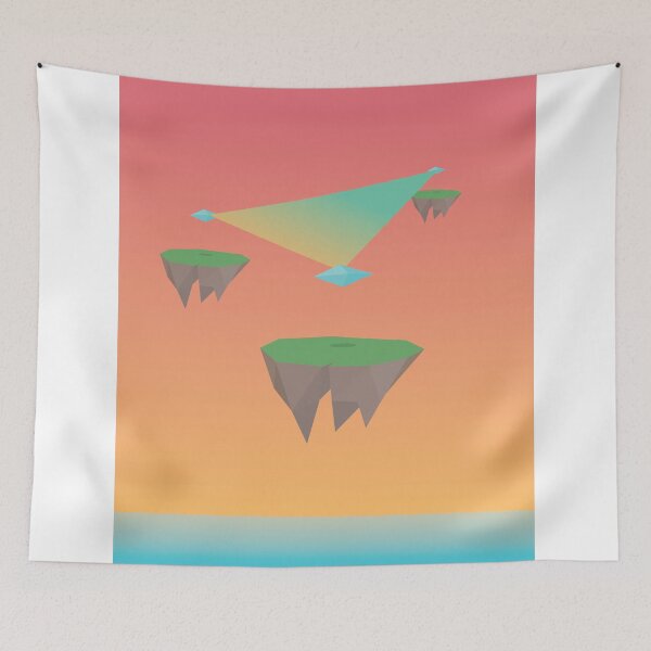 Item preview, Crystal Islands in The Sky designed and sold by clvncreative.