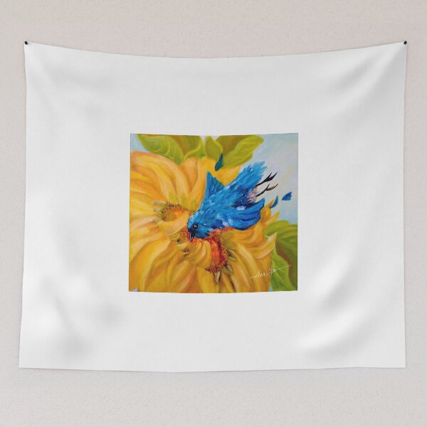 Item preview, Dive Bombing the Sunflower, by Alma Lee designed and sold by Alma Lee.