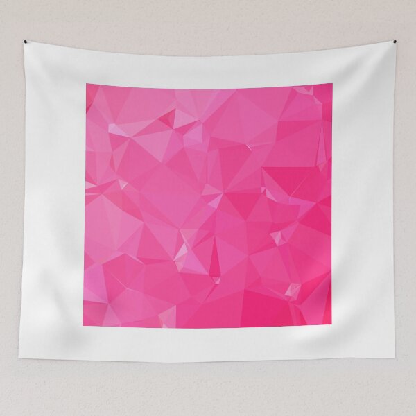 Item preview, Persian Rose Pink Abstract Low Polygon Background designed and sold by retrovectors.