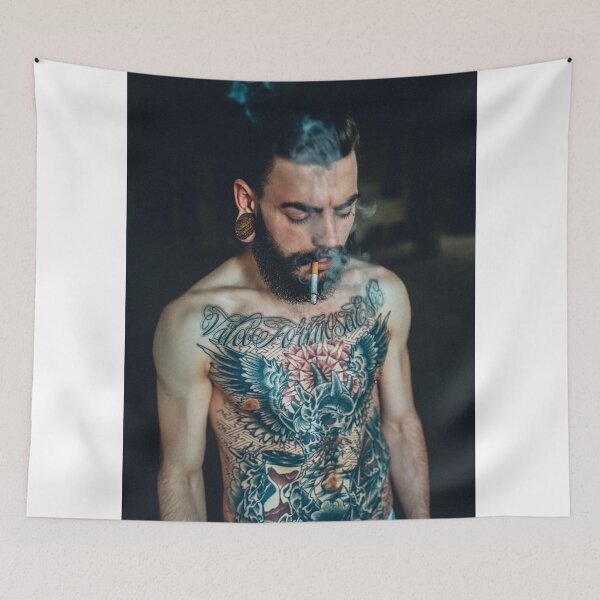 Item preview, Tattoo Male Portrait - Smoke designed and sold by Martin  Slotta.