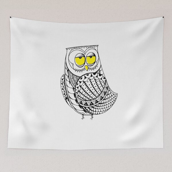 Item preview, Sleepy Owl 11 designed and sold by GODZILLARGE.