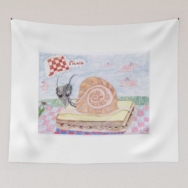 Item preview, Ant Sally Glides To The Picnic designed and sold by pinkyjainpan.
