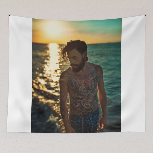 Item preview, Sunset Tattoo Male Portrait designed and sold by Martin  Slotta.