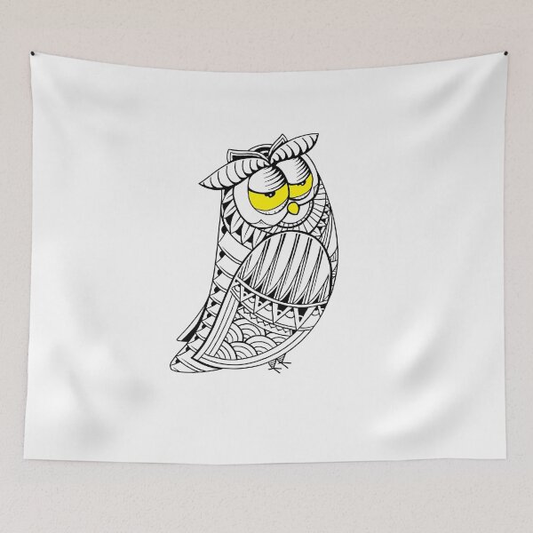 Item preview, Sleepy Owl 16 designed and sold by GODZILLARGE.