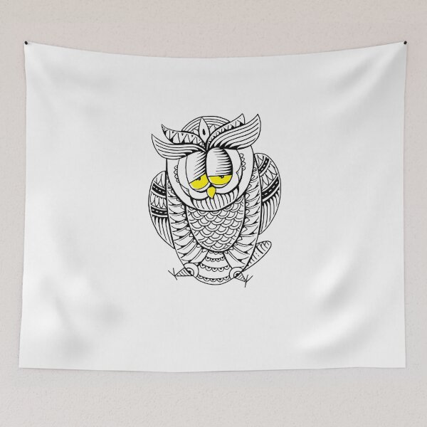 Item preview, Sleepy Owl 28 designed and sold by GODZILLARGE.
