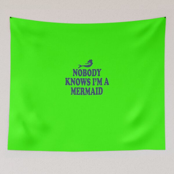 Item preview, Nobody knows im a mermaid geek funny nerd designed and sold by jekonu.